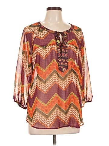 New Directions 3/4 Sleeve Blouse (view 1)