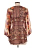 New Directions Orange 3/4 Sleeve Blouse Size L - photo 2
