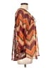 New Directions Orange 3/4 Sleeve Blouse Size L - photo 4