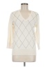 Sport Haley 100% Cotton Argyle Ivory Pullover Sweater Size M - photo 1