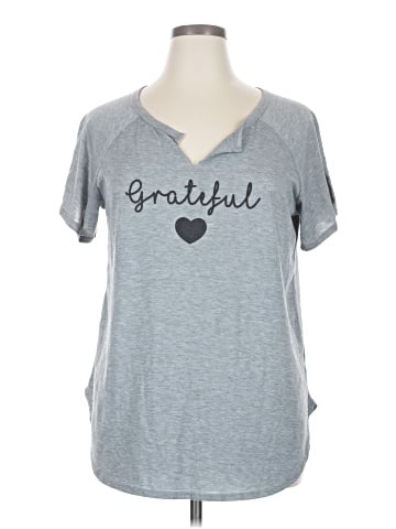 Bobeau Short Sleeve Henley (view 1)