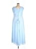 Unbranded 100% Polyester Blue Cocktail Dress Size 20 - photo 2