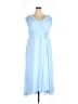 Unbranded 100% Polyester Blue Cocktail Dress Size 20 - photo 1