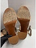 Chloé 100% Leather Tan Leather Croc Embossed Platform Sandals Size EU 38 - photo 6