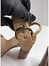 Chloé 100% Leather Tan Leather Croc Embossed Platform Sandals Size EU 38 - photo 4