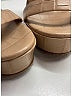 Chloé 100% Leather Tan Leather Croc Embossed Platform Sandals Size EU 38 - photo 3