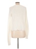 Autumn Cashmere 100% Cotton Ivory Pullover Sweater Size L - photo 2