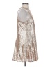 Free People 100% Polyester Metallic Silver Cocktail Dress Size XS - photo 4