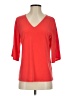 MICHAEL Michael Kors Red 3/4 Sleeve Top Size S - photo 1