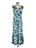IMAN Tropical Blue Casual Dress Size L (petite) - photo 1