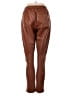Theory 100% Lambswool Brown Leather Pants Size S - photo 2