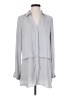 Conrad C 100% Polyester Gray Long Sleeve Blouse Size 4 - photo 1