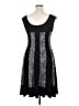 Connected Apparel Graphic Black Casual Dress Size 16 - photo 2