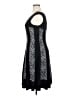 Connected Apparel Graphic Black Casual Dress Size 16 - photo 5