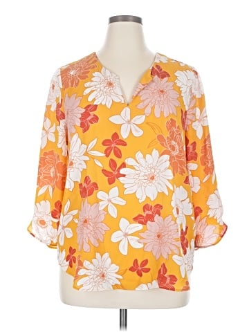 DR2 3/4 Sleeve Blouse (view 1)