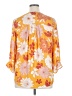 DR2 100% Polyester Orange 3/4 Sleeve Blouse Size XL - photo 2