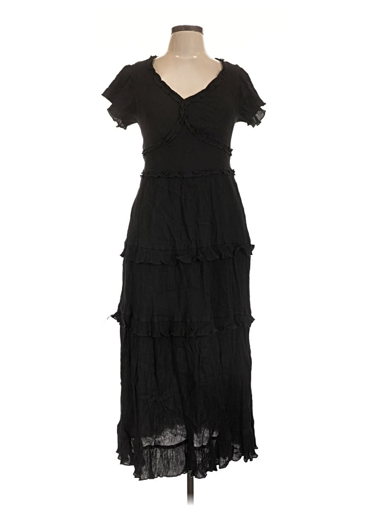 Pre-owned Merokeety Casual Dress In Black