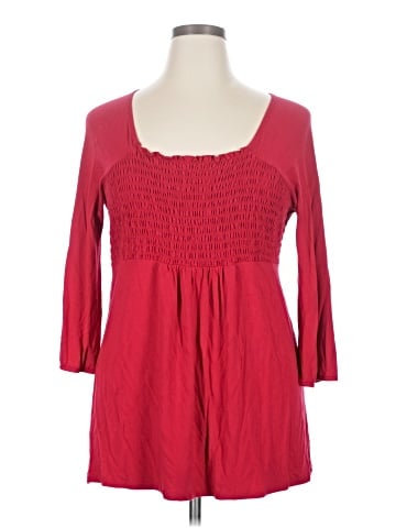 Style&Co 3/4 Sleeve Top (view 1)