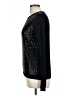 XXI 100% Cotton Metallic Black Pullover Sweater Size L - photo 5