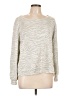 Ellen Tracy Animal Print Silver Pullover Sweater Size L - photo 1