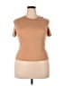 SKIMS Tan Short Sleeve Turtleneck Size 3X - photo 1