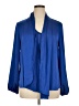 Bar III Blue Long Sleeve Blouse Size XL - photo 1