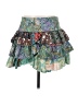 Shein Paisley Green Casual Skirt Size 4 - photo 1
