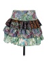Shein Paisley Green Casual Skirt Size 4 - photo 2