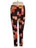 Lularoe Print Orange Leggings Size 2X (TC2) - photo 1
