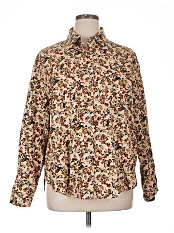 Natural Life Long Sleeve Button-Down Shirt (view 1)