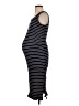 Gap - Maternity Stripes Black Casual Dress Size Sm Maternity - photo 5