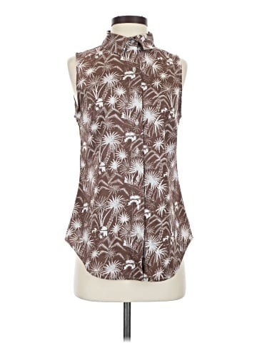 BlackMilk Sleeveless Button-Down Shirt (view 1)
