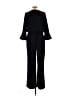 Marina Solid Black Jumpsuit Size 12 - photo 2