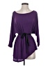 Double Zero Purple 3/4 Sleeve Top Size S - photo 1