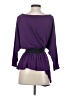 Double Zero Purple 3/4 Sleeve Top Size S - photo 2