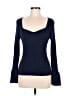 Ann Taylor LOFT Blue Long Sleeve Top Size M - photo 1