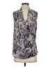 Classiques Entier 100% Silk Gray Sleeveless Silk Top Size S - photo 1