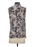 Classiques Entier 100% Silk Gray Sleeveless Silk Top Size S - photo 2