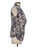 Classiques Entier 100% Silk Gray Sleeveless Silk Top Size S - photo 4