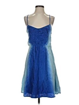 madison marcus silk dress Madison Marcus Gold Metallic Silk Blend Dress