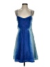Madison Marcus 100% Silk Tie-dye Blue Cocktail Dress Size S - photo 1