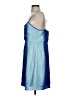 Madison Marcus 100% Silk Tie-dye Blue Cocktail Dress Size S - photo 5