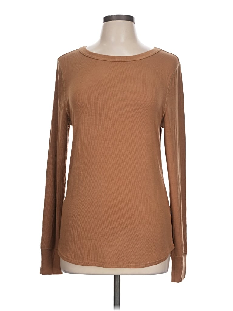 Thread & Supply Long Sleeve T-shirt In Brown