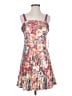 Aqua 100% Polyester Print Purple Cocktail Dress Size XS - photo 1