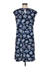 Lark & Ro Paisley Blue Casual Dress Size M - photo 2