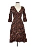 Mata Traders Hearts Brown Cocktail Dress Size S - photo 1