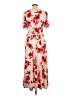 Gibson Latimer Floral Red Casual Dress Size L - photo 2