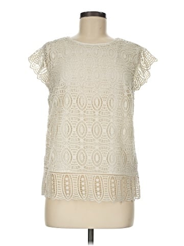 Massimo Dutti Short Sleeve Blouse (view 1)