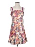 Aqua 100% Polyester Print Purple Cocktail Dress Size XS - photo 1