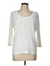 Ann Taylor LOFT Outlet 100% Cotton Ivory Pullover Sweater Size L - photo 1